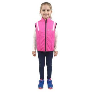 Chaleco Rosa neón con luz electroluminiscente