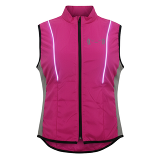 Chaleco Rosa neón con luz electroluminiscente