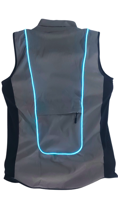 Chaleco 100% reflejante con luz