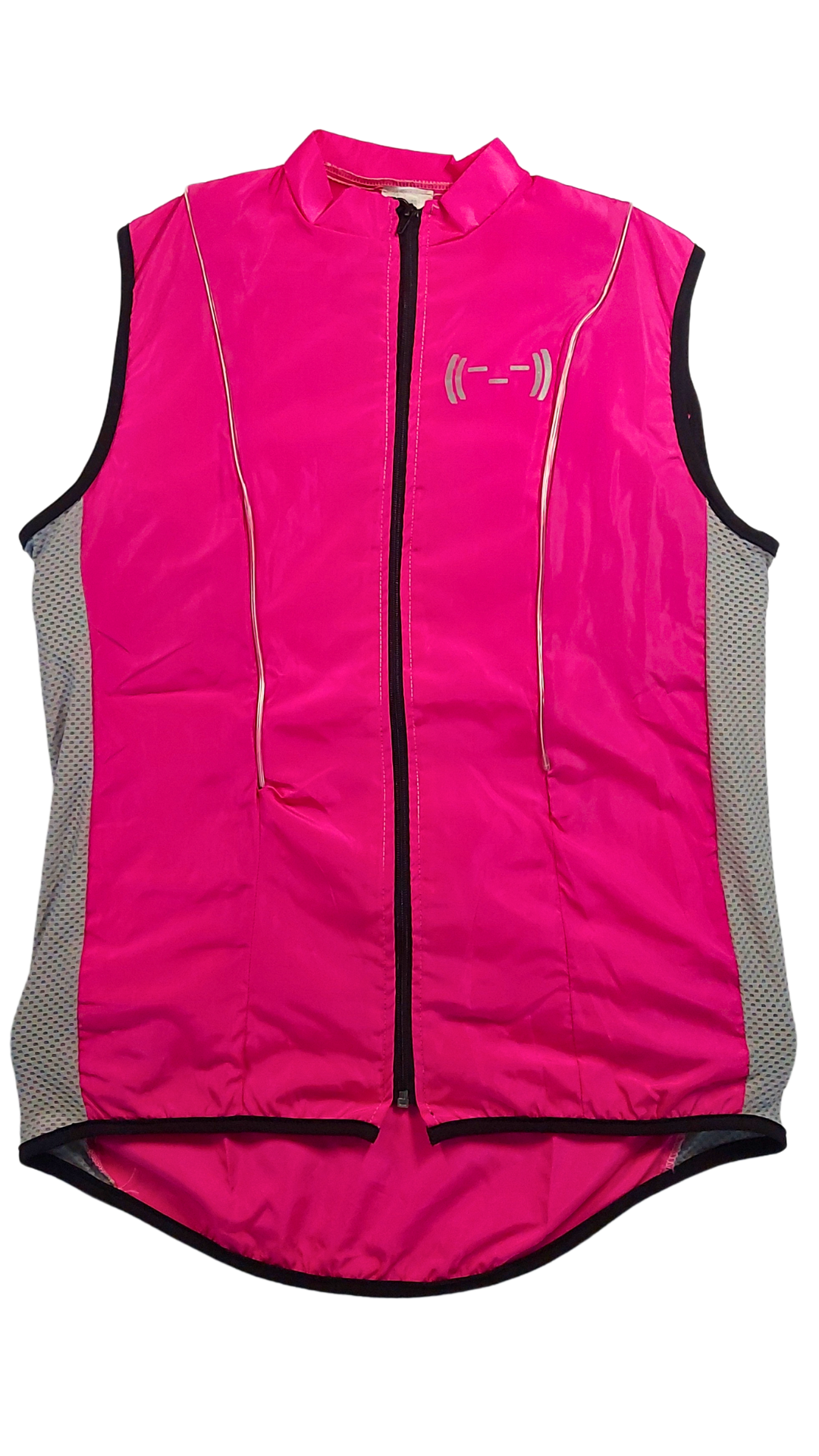 Chaleco Rosa neón con luz electroluminiscente
