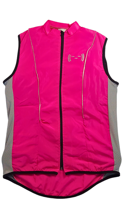 Chaleco Rosa neón con luz electroluminiscente