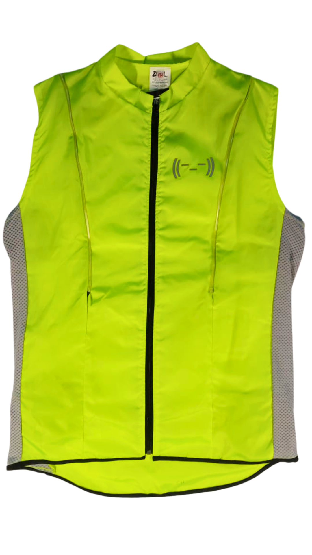 Chaleco Amarillo neón con luz electroluminiscente
