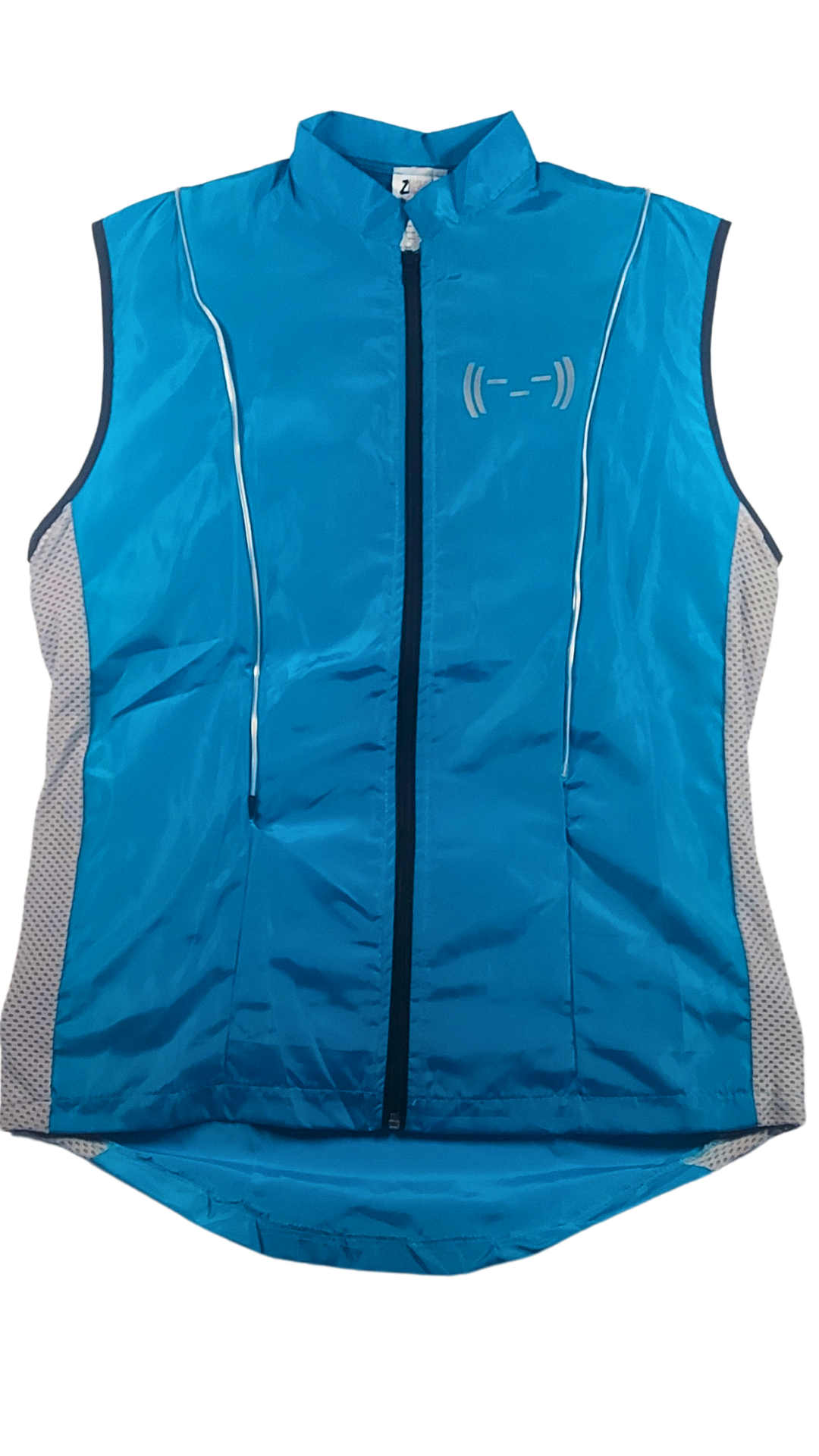 Chaleco Azul turquesa con luz electroluminiscente