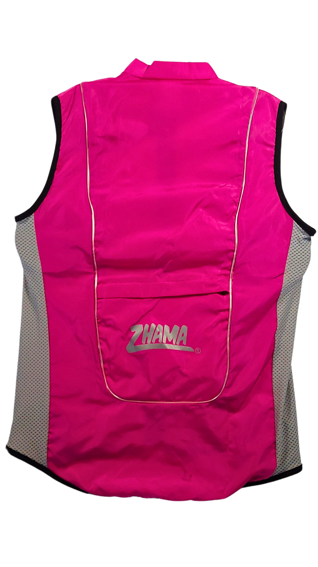 Chaleco Rosa neón con luz electroluminiscente