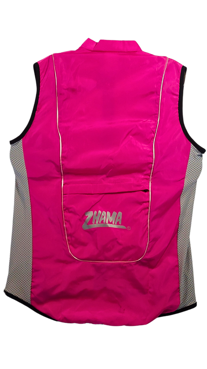 Chaleco Rosa neón con luz electroluminiscente