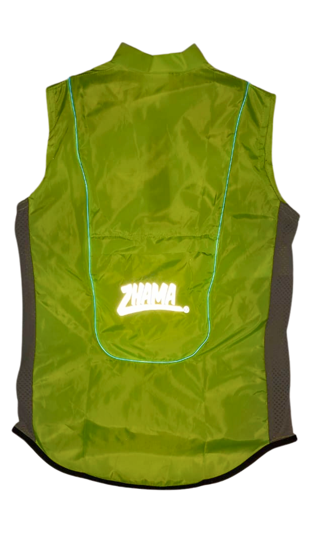 Chaleco Amarillo neón con luz electroluminiscente