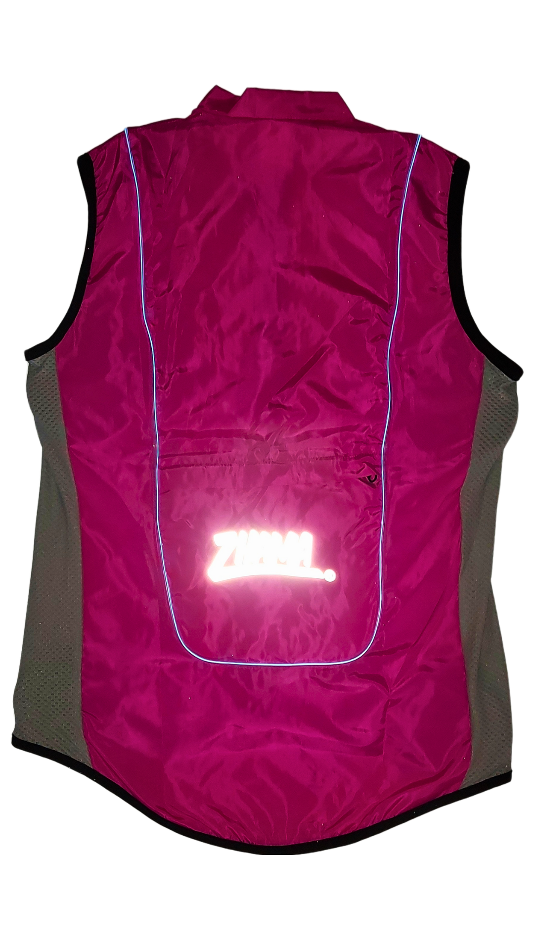 Chaleco Rosa neón con luz electroluminiscente