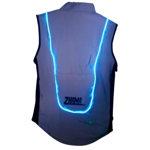 Chaleco 100% reflejante con luz